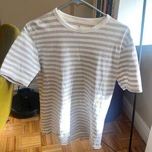Men’s MUJI striped cotton t-shirt size M